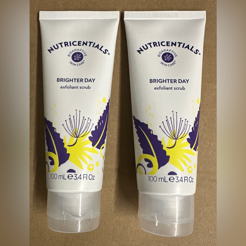 Lot Of 2 Nu Skin Nuskin Nutricentials Brighter Day Exfoliant Scrub 3.4oz‎ 100ml